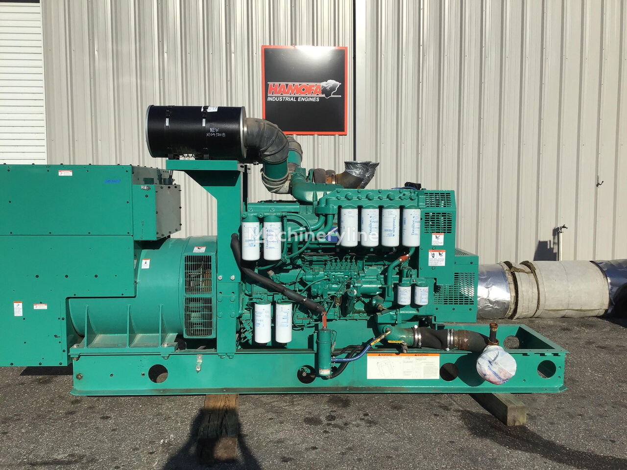 Cummins QST30-G1 GENERATOR 937.5 KVA USED diesel generator