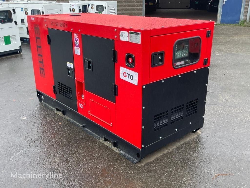 новый дизельный генератор Ellite  ELT68 48 KVA (38.4 KW) Silent Generator 3 Phase 50HZ New