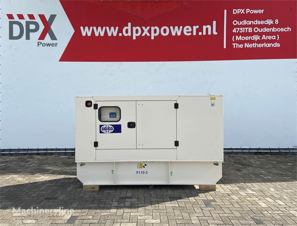 new FG Wilson P110-3 - Perkins - 110 kVA Genset - DPX-16008 diesel generator