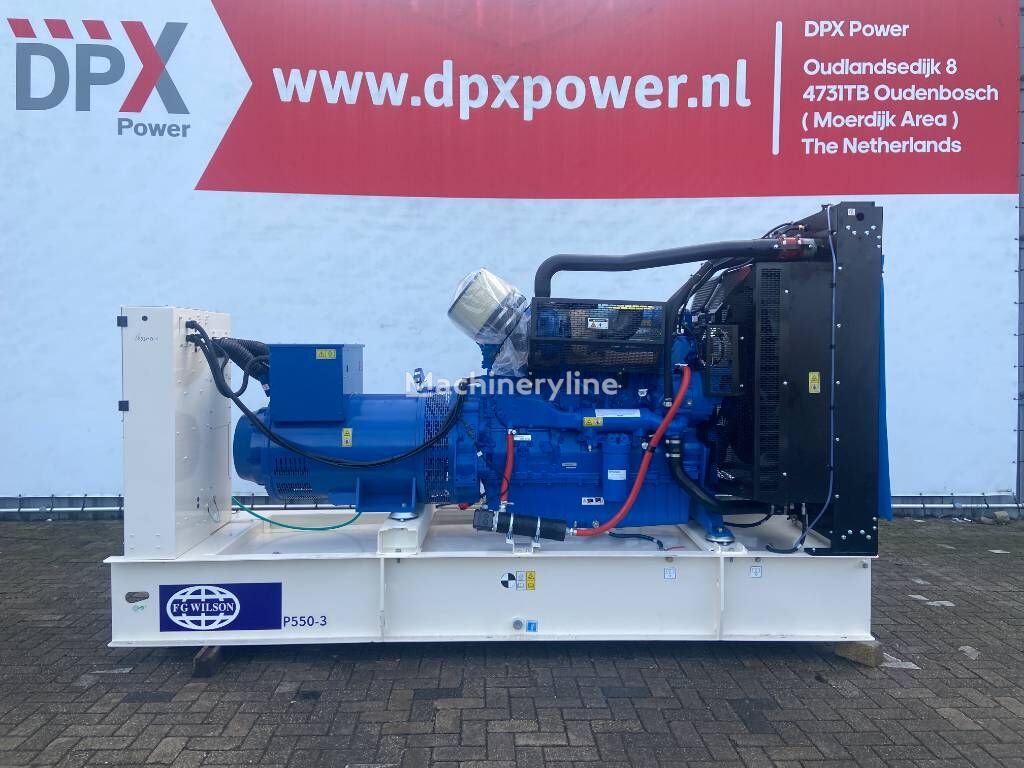 جديد مولد كهربائي يعمل بالديزل FG Wilson P550-3 - Perkins - 550 kVA Open Genset - DPX-16020