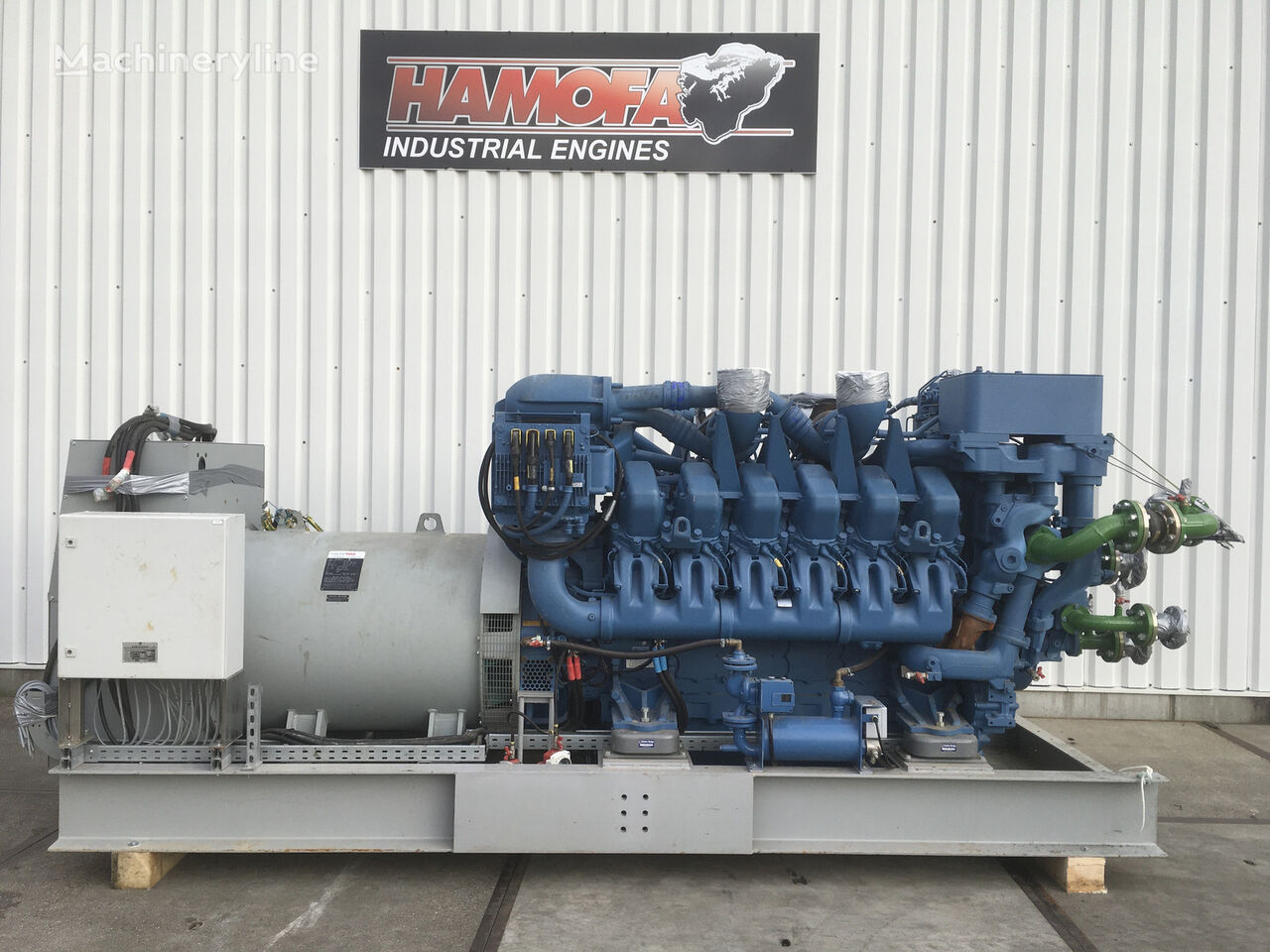 дизельный генератор MTU 12V4000 G23R GENERATOR 1550KVA USED