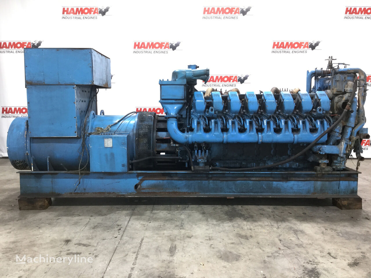 groupe électrogène diesel MTU 16V4000 GENERATOR 2000 KVA FOR PARTS