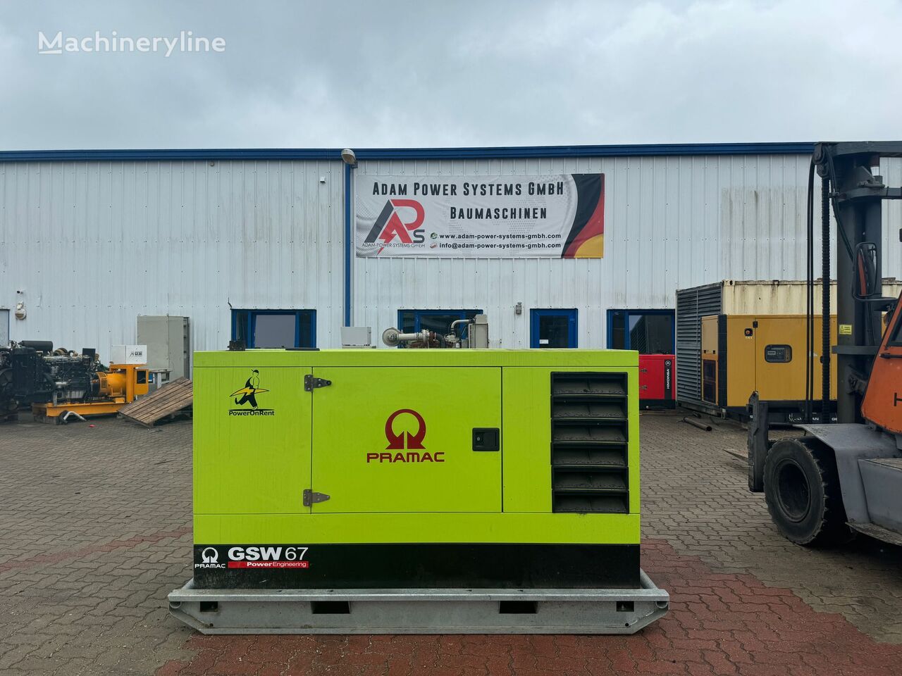 дизельный генератор Pramac Notstromaggregat 66 KVA Pramac Stromaggregat 66 KVA Pramac