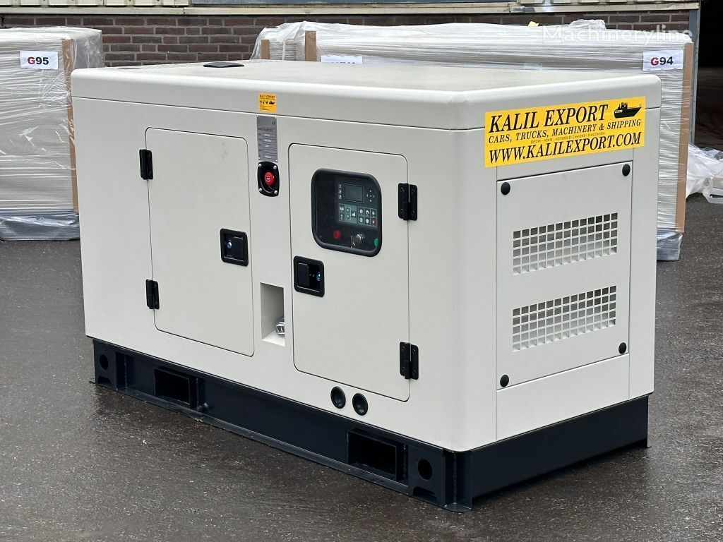 new Ricardo 30 KVA (24KW) Silent Generator 3 Phase 50HZ 400V New Unused many diesel generator