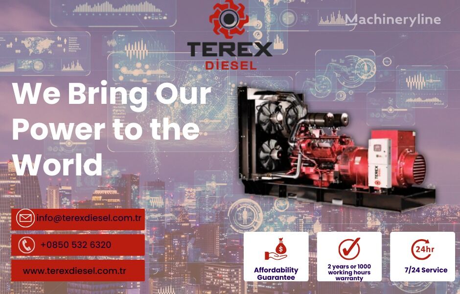 ny Terex Diesel  240 kW (300 kVA) diesel generator