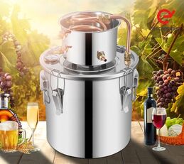 Destilador Alcohol Domestico de 11 Litros en Acero Inoxidable (N distiller