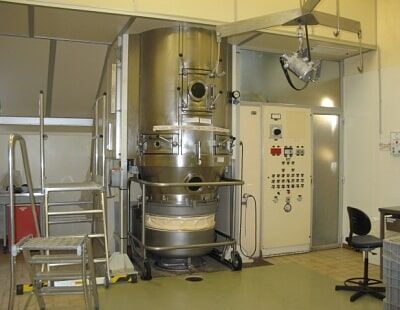 Equipamento de secagem Glatt TFO 100/150 - Machineryline