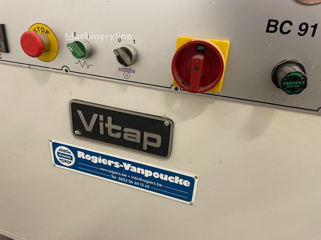 Plaqueuse de chant Vitap BC 91A I Contour Edgebander I 2004 - Machineryline