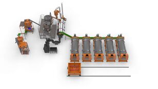 echipament pentru producerea &icirc;ngrășăm&acirc;ntului Briquetting Technology Linie procesare gunoi grajd 10-12 tone/zi&ndash;granulare 500-600kg/h