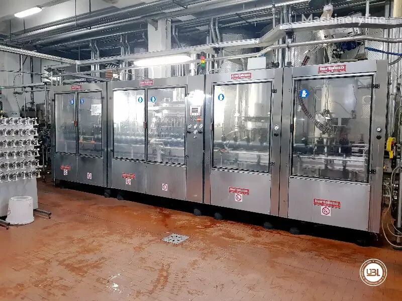 Bertolaso  Bottling Line for Sale 7000 bph – 1999 línea de llenado