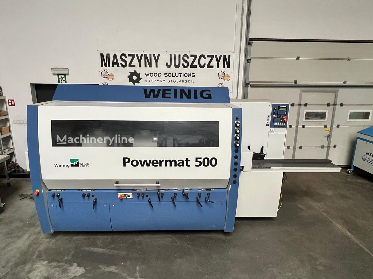 بيع مقشطة رباعية الجوانب Strugarka czterostronna Weinig Powermat 500 | Machineryline SA مقشطة رباعية الجوانب Strugarka czterostronna Weinig Powermat 500 - Machineryline