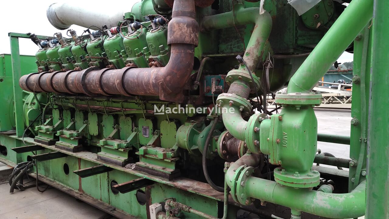 Jenbacher J 616 GS-N.L. (last revision with 30,000 h). It can be seen in o gas generator