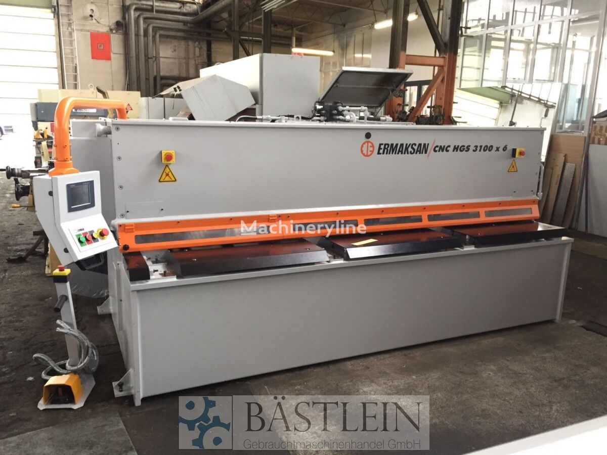 Ermak CNC HGS 3100x6 HH MONO cizalla de guillotina nueva