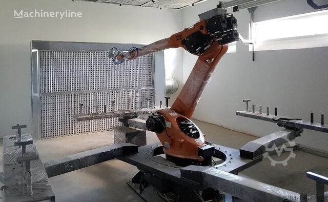 KUKA paint spraying device industrial robot