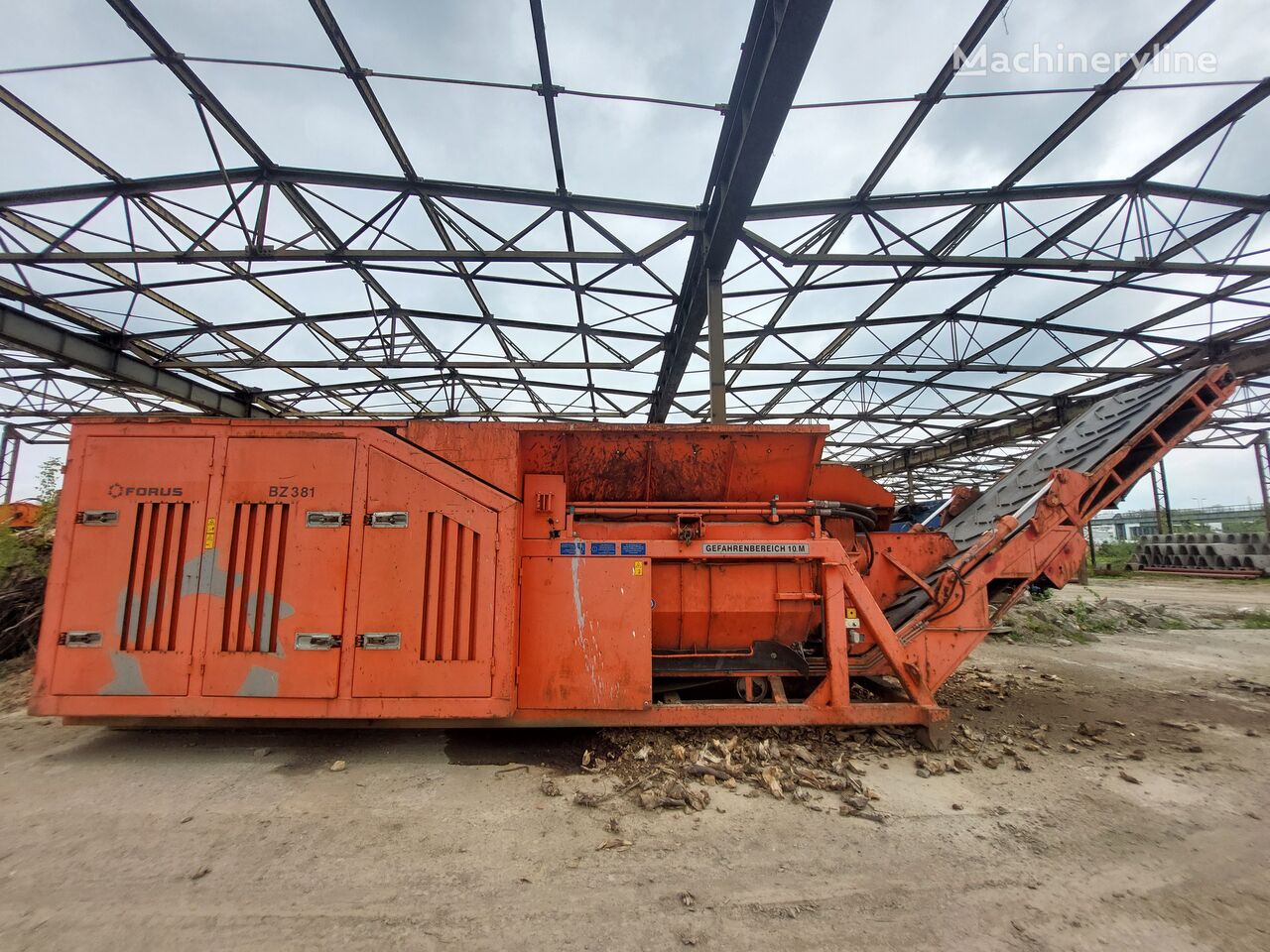 Forus BZ381 industrial shredder