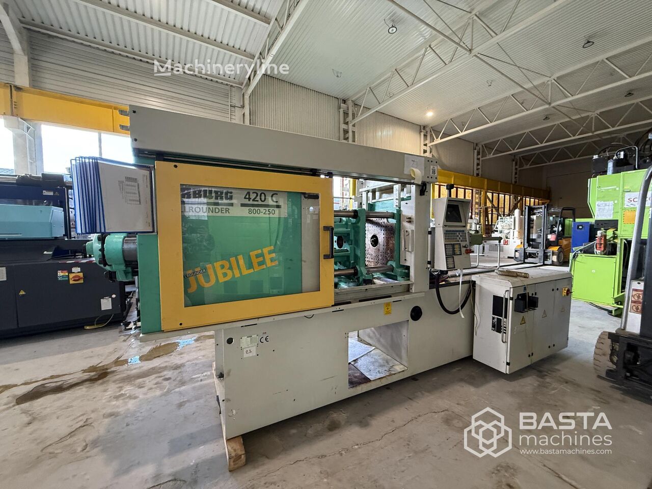 Machine de moulage par injection Arburg 420 C 800-250 - Machineryline