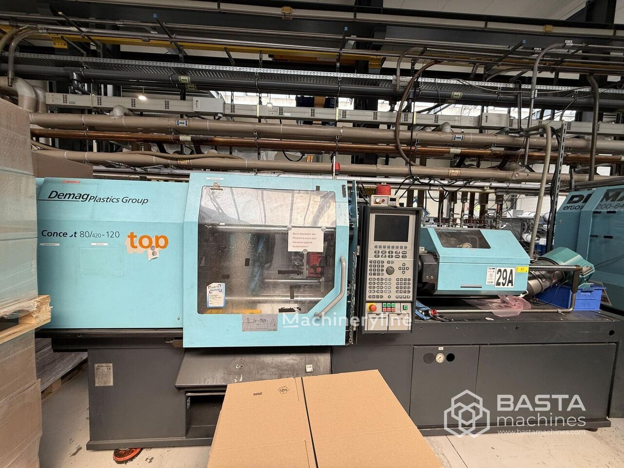 Máquina de moldagem por injeção Demag Concept 80/420-120 - Machineryline