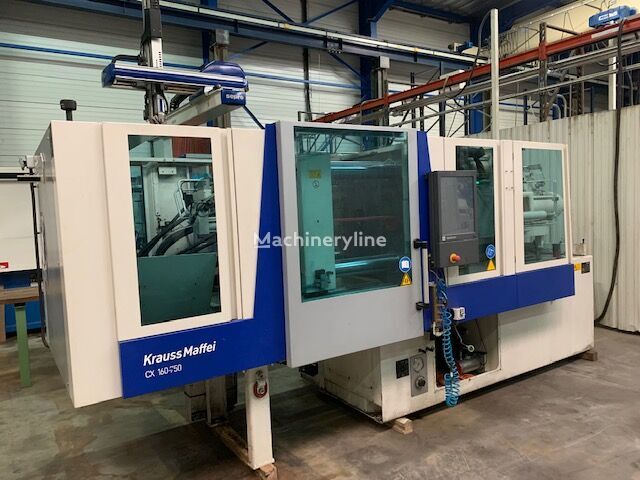 Krauss Maffei  160T 750 CX injection moulding machine