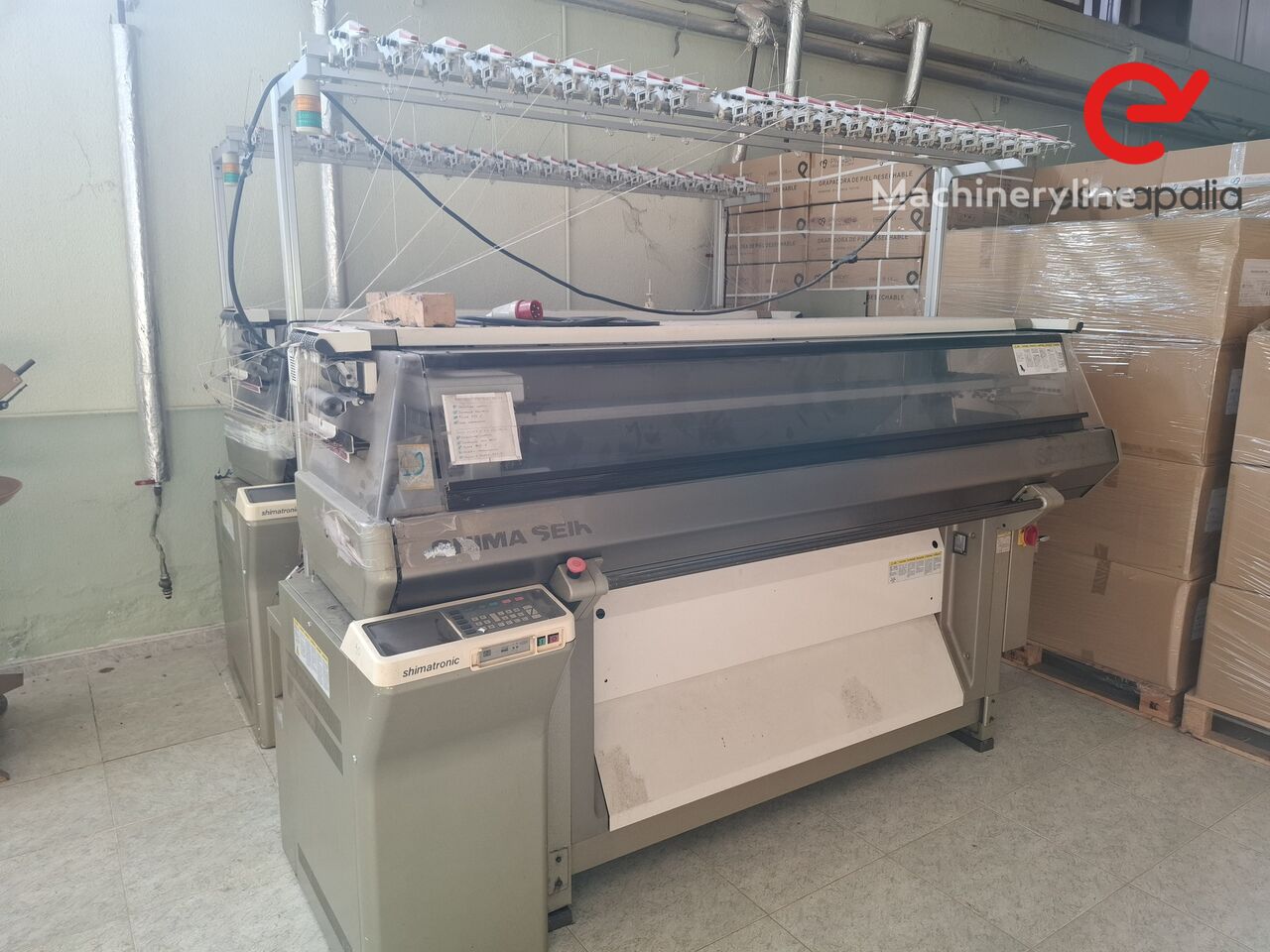 Shima Seiki SSR112CS  Máquina de tejer plana computarizada Strickerei-Ausrüstung - Machineryline