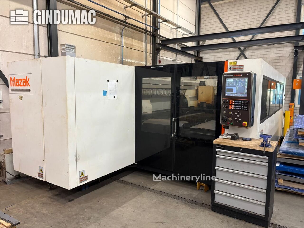 Mazak Optiplex 3015 laser cutting machine - Machineryline