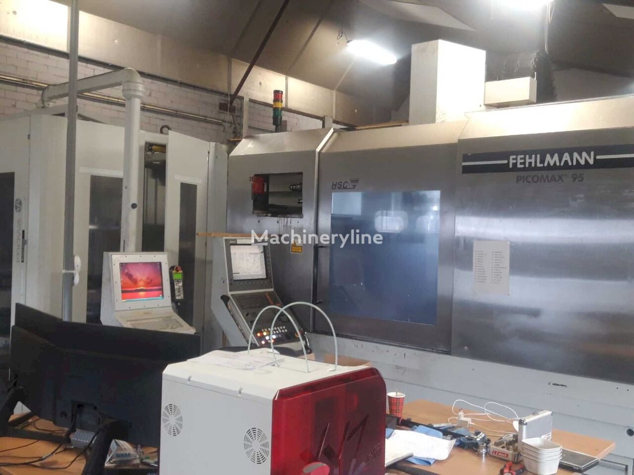 Fehlmann PICOMAX 95 + EROWA machining centre