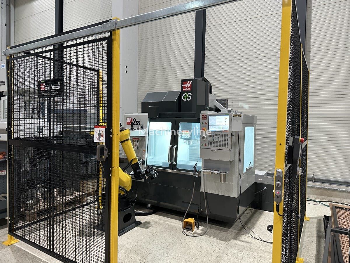 Haas VF-2SS + Robo Fanuc bearbejdningscenter