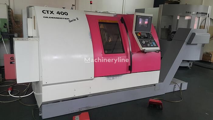 Gildemeister CTX 400 S2 metal lathe