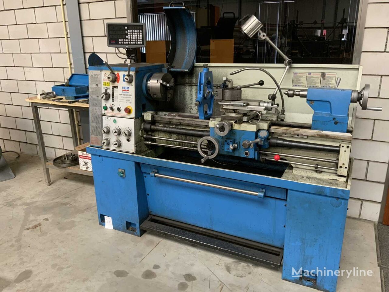 HBM 400x1000DRO metal lathe