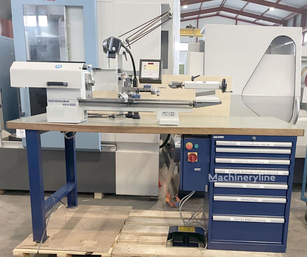 Schaublin 102Mi CF metaldrejebænk til salg | Machineryline DK Schaublin 102Mi CF metaldrejebænk - Machineryline