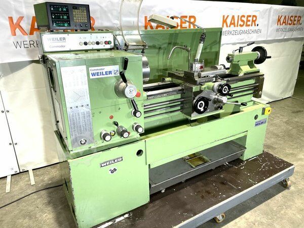 Weiler  Commodor, BJ 1990, Leit- und Zugspindeldrehmaschine metal lathe