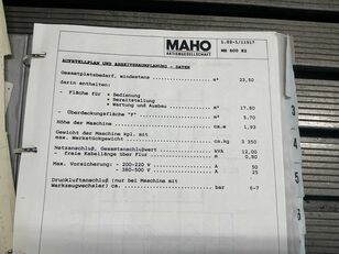 Maho MH 600 E2 metaal freesmachine te koop - Foto 46 | Machineryline NL Maho MH 600 E2 metaal freesmachine | Foto 46 - Machineryline