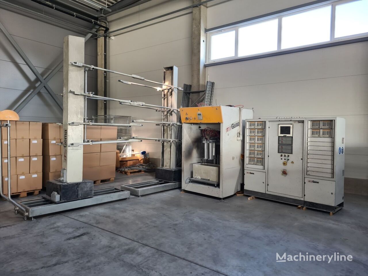 GEMA metaal poedercoating machine