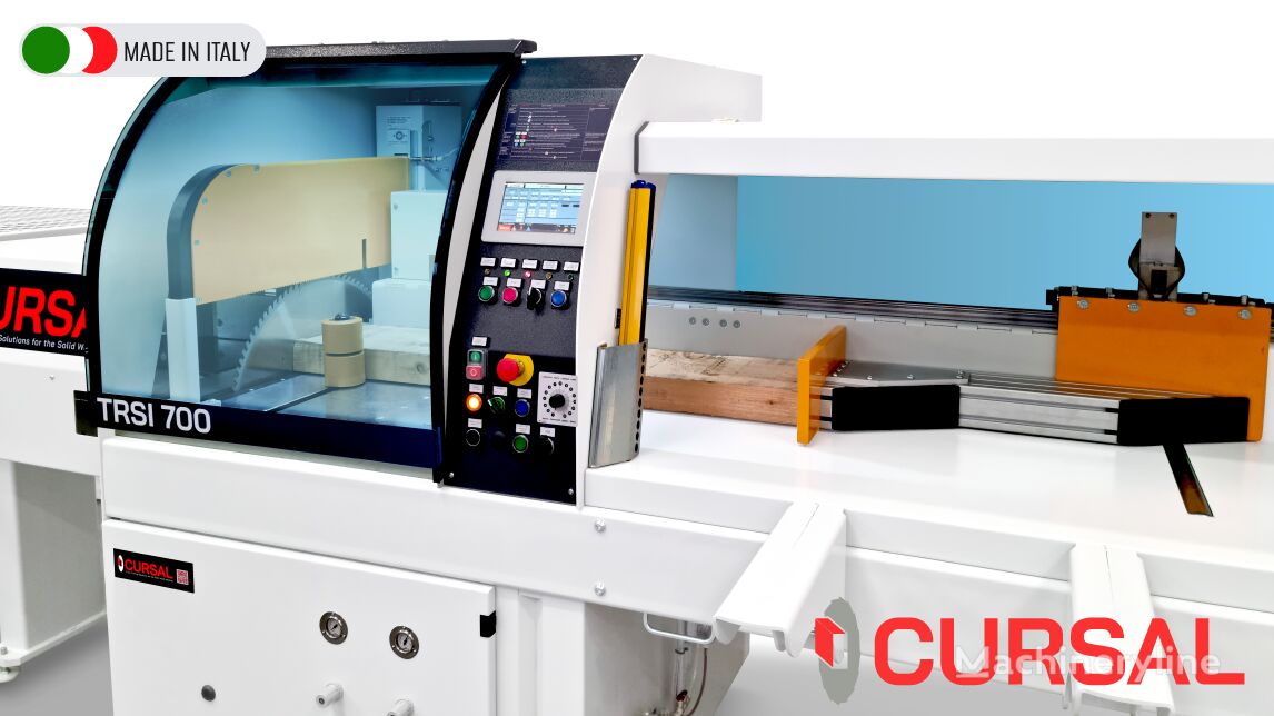 Cursal TRSI Ø700 Optimizing cross-cut saws with positioning pusher ingletadora nueva