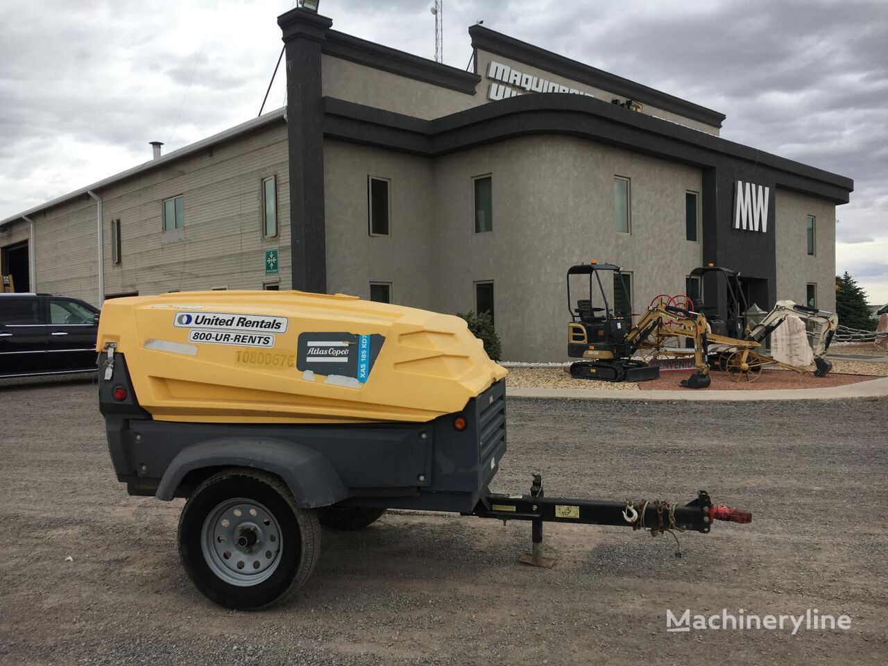 Atlas Copco XAS 185 KD7 T4 UR-5 mobilni kompresor