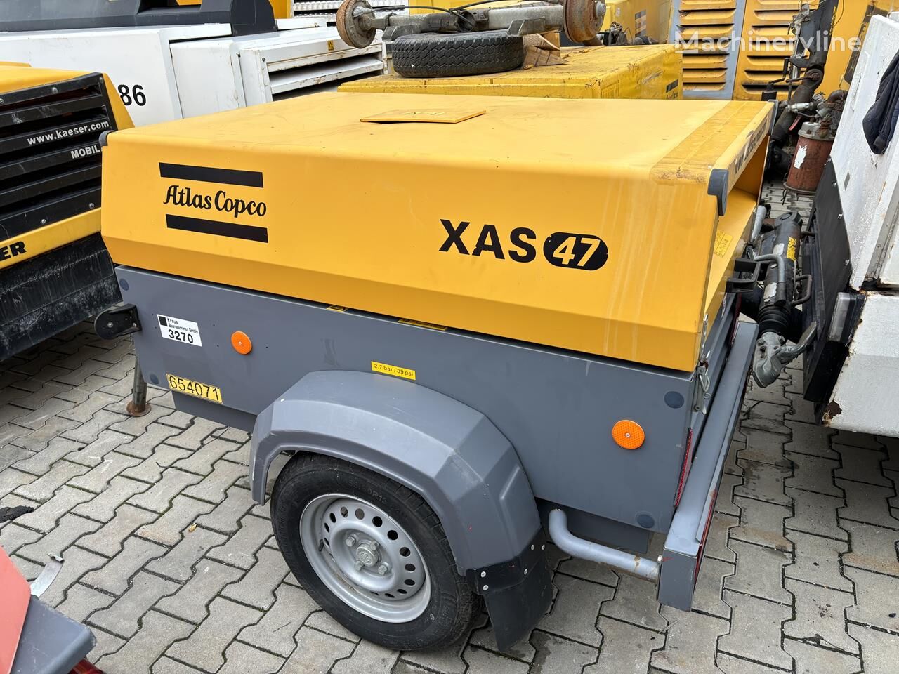 Atlas Copco XAS 47 mobile compressor