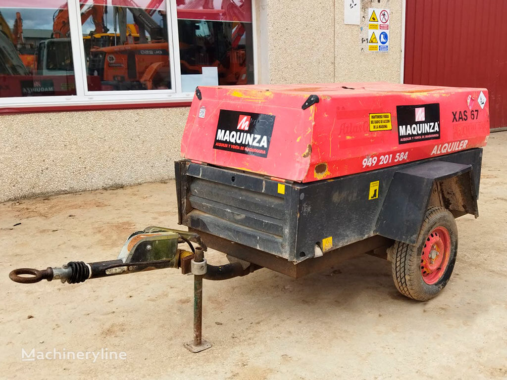 Atlas Copco XAS 67 mobile compressor