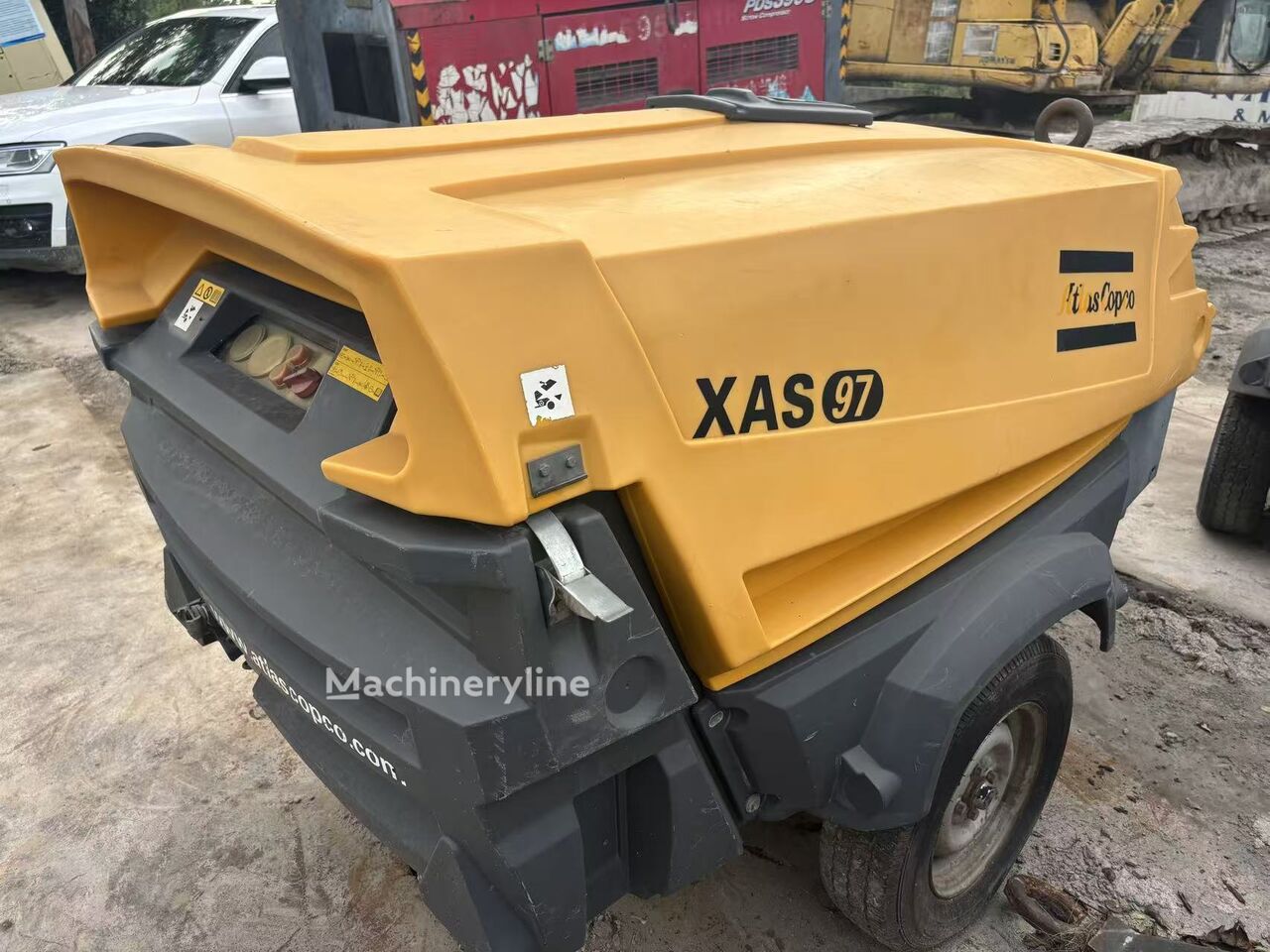 Передвижной компрессор Atlas Copco XAS 97 - Machineryline
