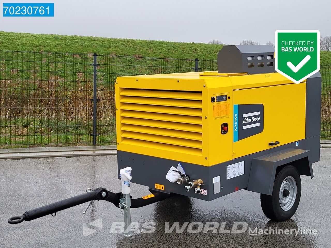 Atlas Copco XAS400 fahrbarer Kompressor