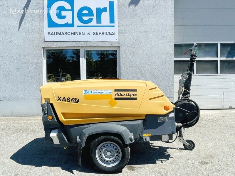 Atlas Copco XAS67 mobile compressor