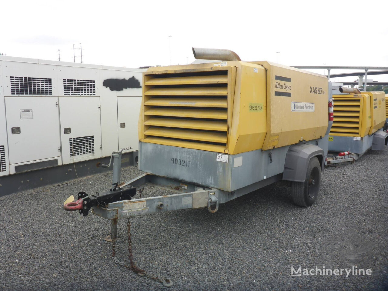 Atlas Copco XAS750JD mobile compressor