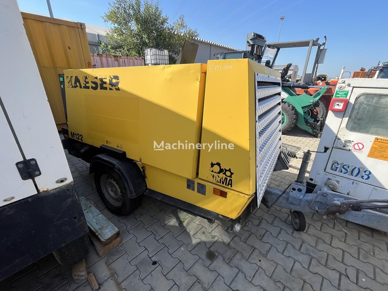 compressor móvel Kaeser M122