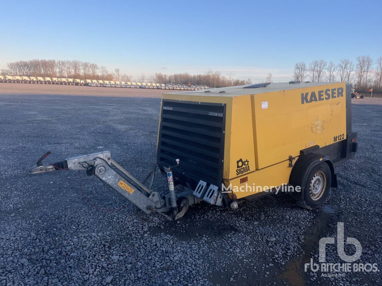 Kaeser M122 mobile compressor