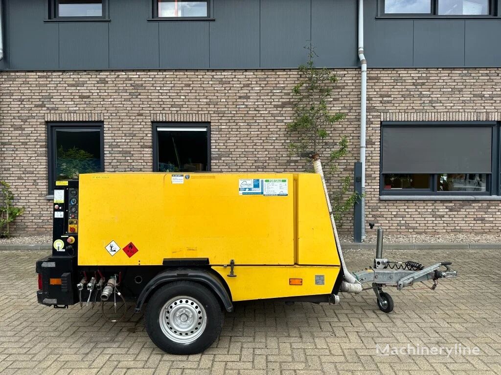 Kaeser M80 Kubota 8.1 m3 / min 7 Bar 55 kW Mobiele Silent Diesel Compre mobil kompressor