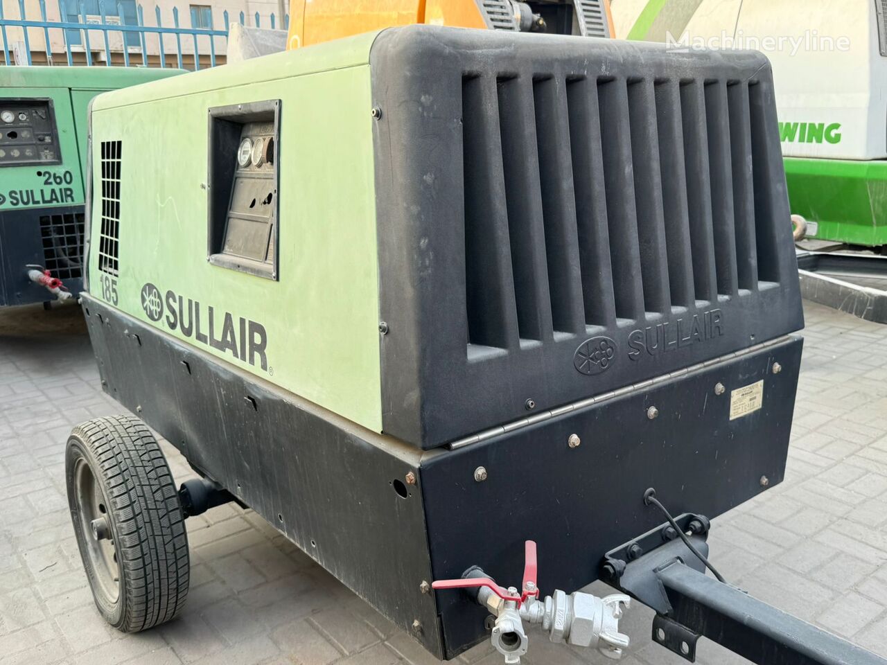 compressor móvel Sullair 2017 SULLAIR DIESEL AIR COMPRESSOR 185 CFM, 8.6 BAR