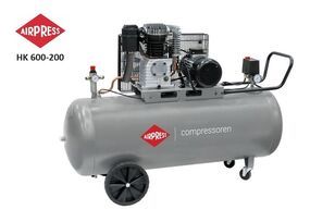 新しいTyreON Airpress HK 600-200 Pro air compressor - 10 bar -  4 pk - 3 kW - モバイルコンプレッサ