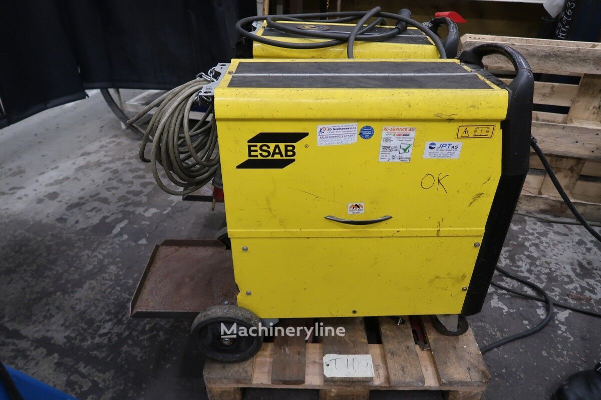 ESAB Origo Mig C340 Pro sveiseapparat med deleapparat mobile welding machine for sale | Machineryline GB ESAB Origo Mig C340 Pro sveiseapparat med deleapparat mobile welding machine - Machineryline