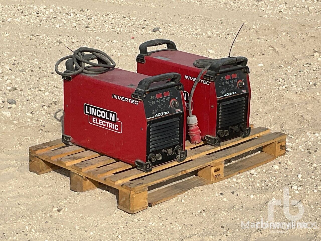 Lincoln INVERTEC 400TPX Quantity of (2) mobile welding machine