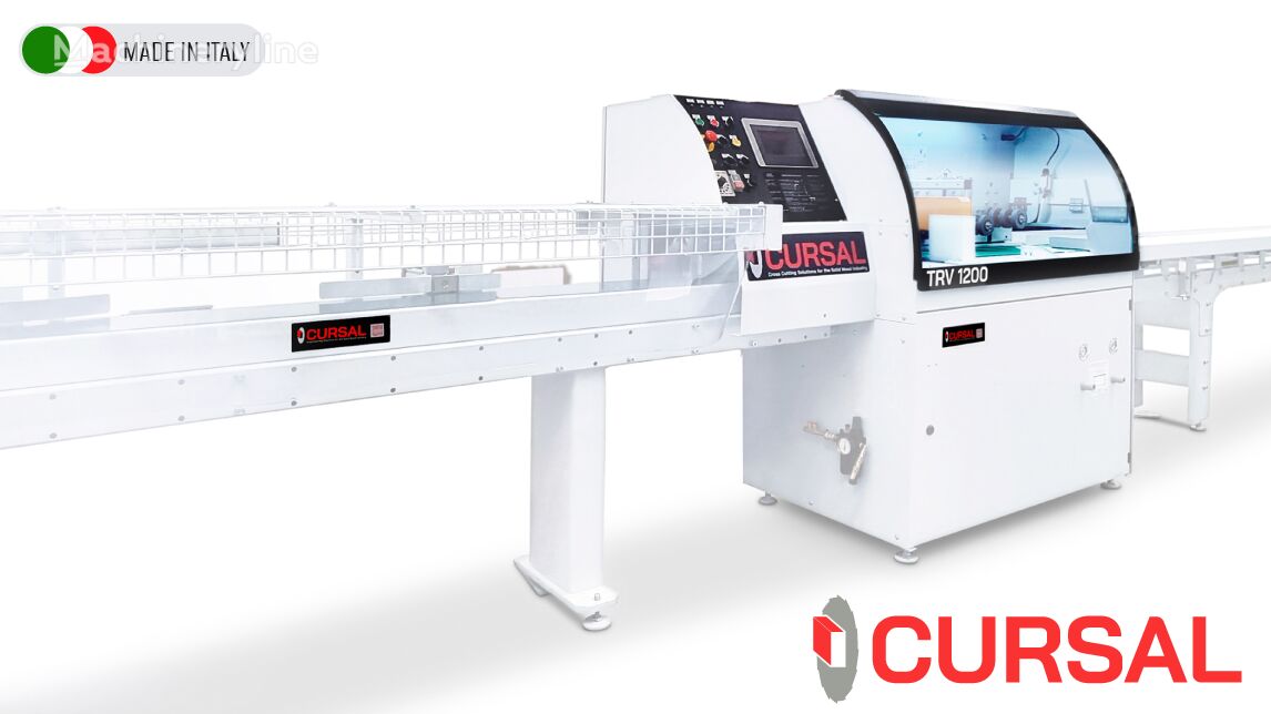 Cursal TRV 1200E Ø500 Continuous Cycle Optimizing Cross-Cut Saw sierra tronzadora de optimización nueva