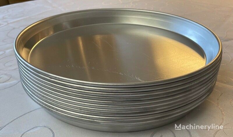 معدات الخبز الأخرى Pizzableche / Backbleche / Kuchenbleche Aluminium NEU 10 Stück 2