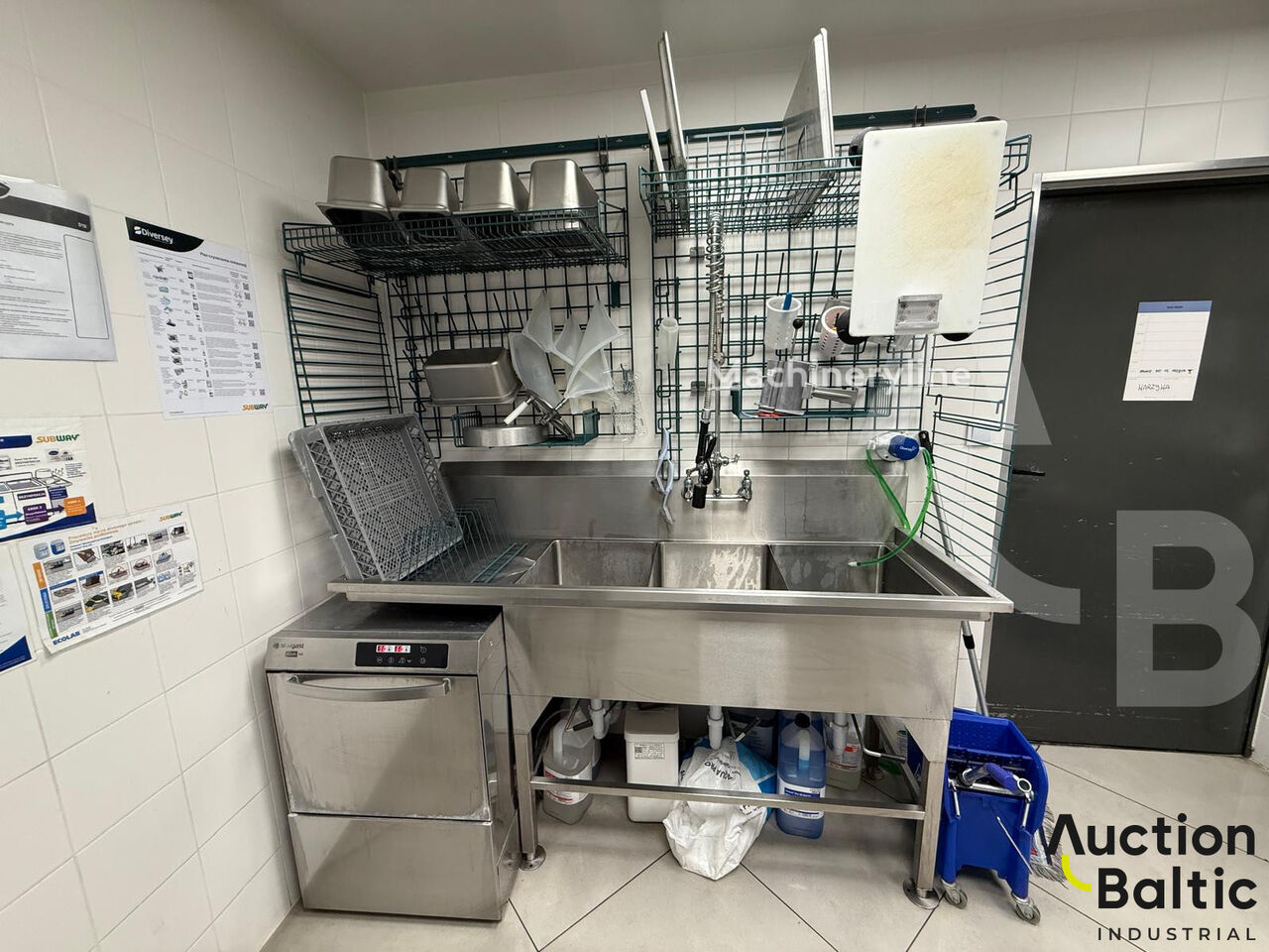 Stainless steel 3-compartment sink otra maquinaria de procesamiento de alimentos - Machineryline